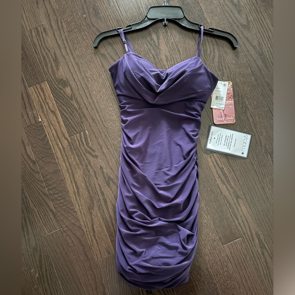 Emerald Sundae Deep Purple Rouged Dress